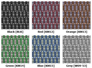 Eurotech Ergohuman Mesh Color Chart