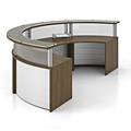 Buy Reception Desks, and curved reception desks from www.myofficeone.com